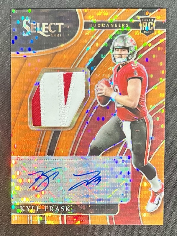 2021 Kyle Trask Select FOTL 04/25 Rookie Patch Auto view 1