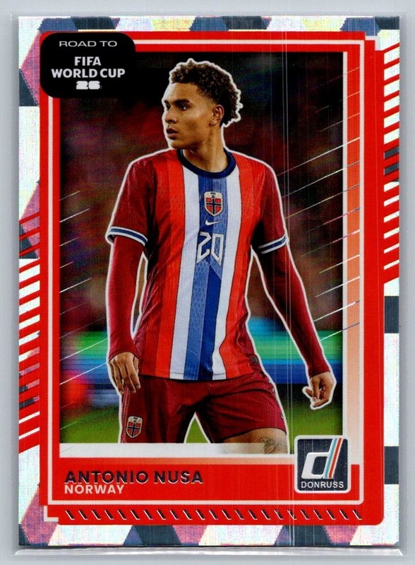 2025-26 Donruss Road to Fifa - Antonio Nusa Cubic #168 NORWAY