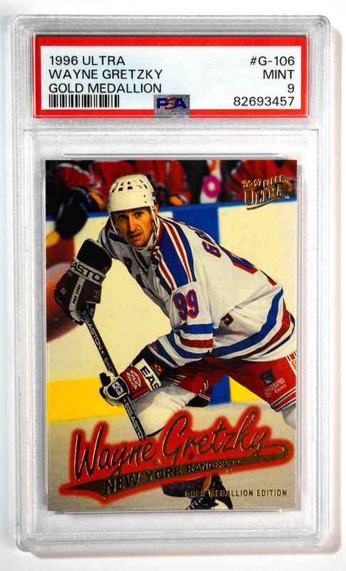1996 Fleer Ultra Gold Medallion Wayne Gretzky #G106 PSA 9 Mint