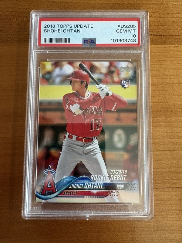 Shohei Ohtani 2018 Topps Update #US285 Rookie RC PSA 10 GEM MT