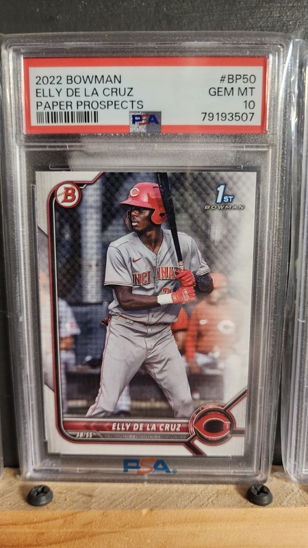 2022 Bowman Chrome Prospects Elly de La Cruz First Bowman Psa 10