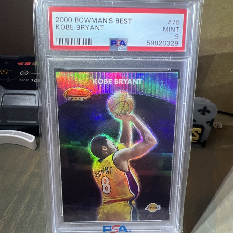 2000-01 Bowman's Best - Kobe Bryant #75 🔥🔥📈🐍 PSA 9