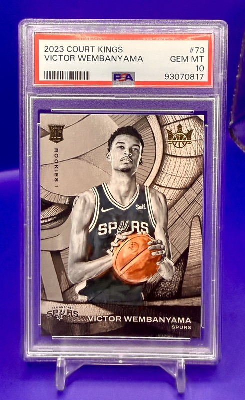 2023 Panini Court Kings #73 - Victor Wembanyama PSA 10