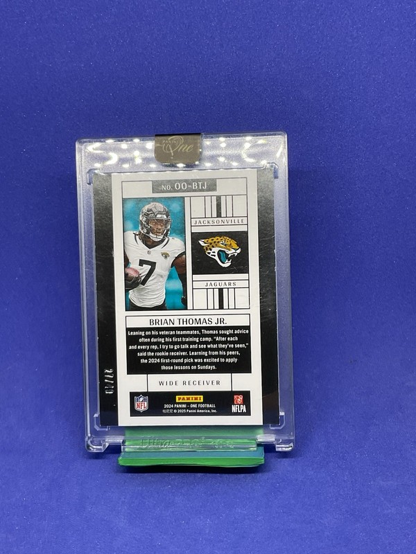 2024 Panini One - One Originals Brian Thomas Jr. #OO-BTJ (RC) view 2