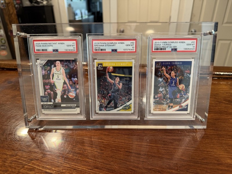 Framed Acrylic Display Paige  Bueckers RC Psa 10  Diana Taurasi Breanna Stewart