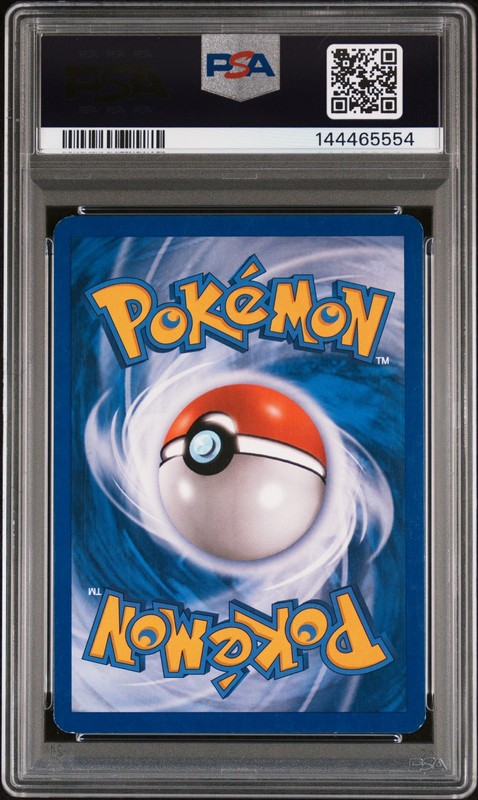 2006 POKEMON EX DRAGON FRONTIERS GOLD STAR #101 MEW-HOLO PSA 7 view 2
