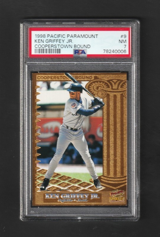 1998 Pacific "Cooperstown Bound"  Ken Griffey Jr. ~~ PSA 7 NM ~~  ULTRA RARE!