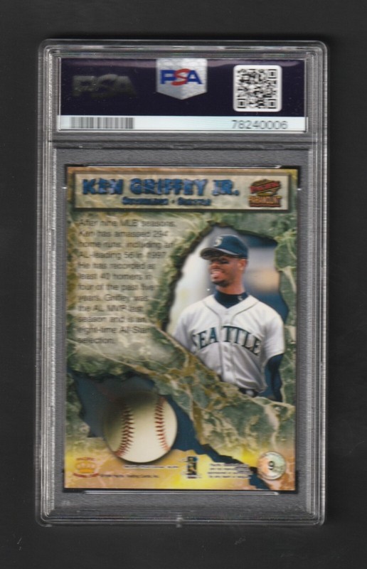 1998 Pacific "Cooperstown Bound"  Ken Griffey Jr. ~~ PSA 7 NM ~~  ULTRA RARE! view 2