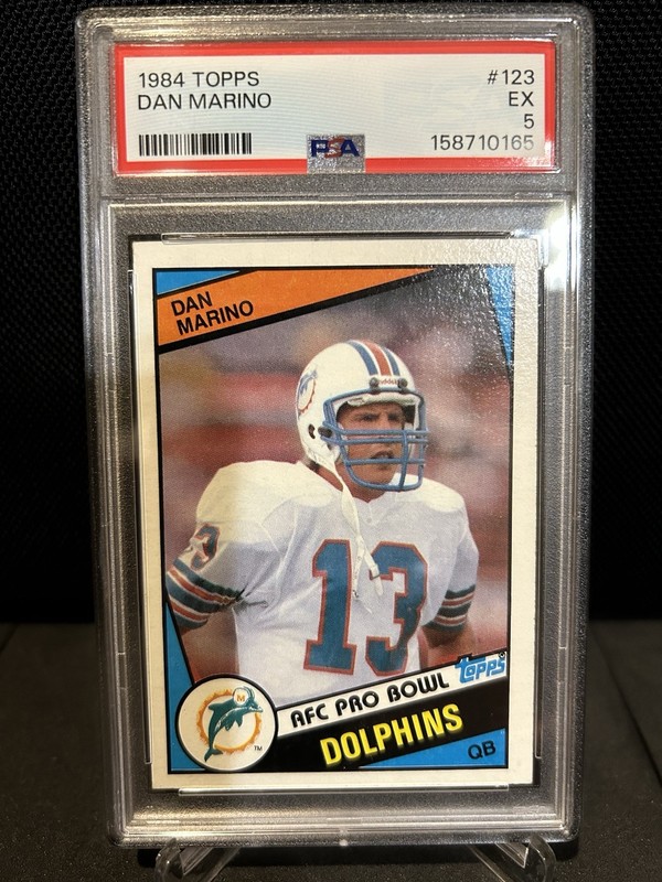 Topps 1984 Dan Marino Miami Dolphins #123 PSA 5