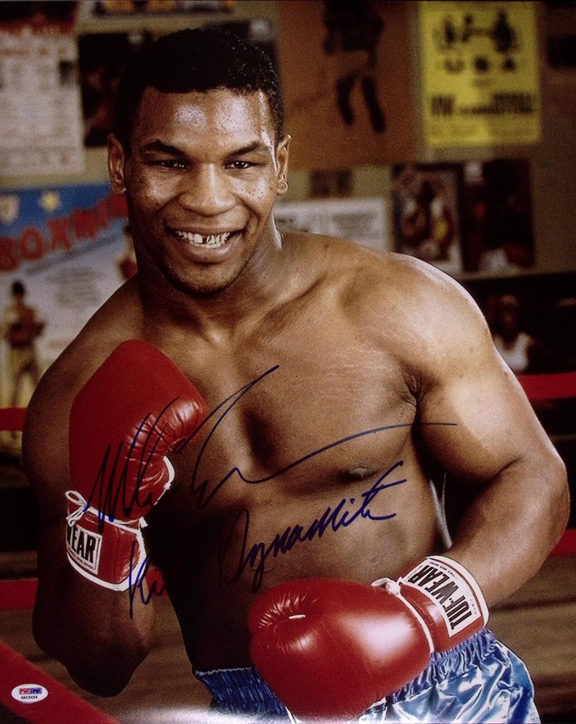 Mike Tyson Signed Kid Dynamite 16x20 Photo PSA/DNA COA Boxing Picture Autograph view 2