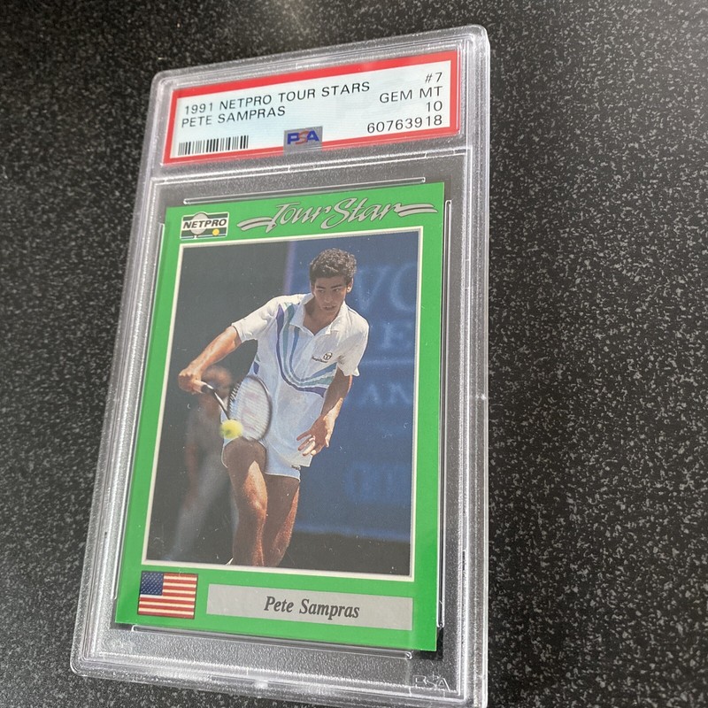 1991 Netpro Tour Stars #7 Pete Sampras PSA 10 GEM MINT