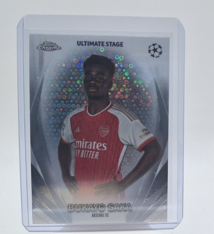 2023-24 Topps UEFA Club Competition Ultimate Stage Bukayo Saka USC-6