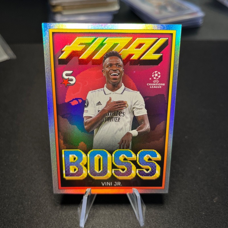 2022-23 Topps Superstars Soccer Vinicius Jr Final Boss Vini Jr #FB-VJR