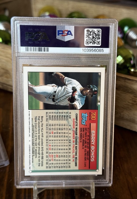 1994 Barry Bonds Chrome Retrofractor Refractor 2001 Topps PSA 7 None Higher 🔥 view 2