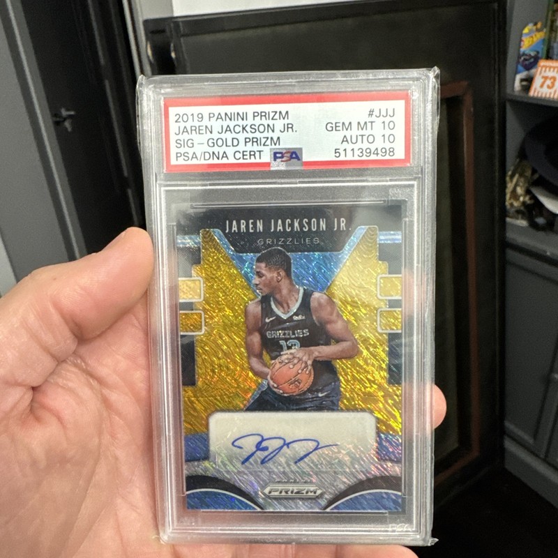 2019-20 Prizm Jaren Jackson Jr. Gold Prizm Auto 10 PSA 10