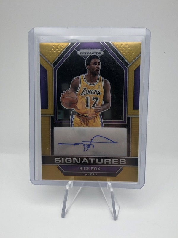 2022-23 PRIZM RICK FOX GOLD AUTO /10
