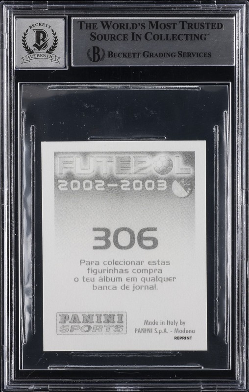 REPRINT CARD AUTO CRISTIANO RONALDO BGS 10 AUTO  view 2