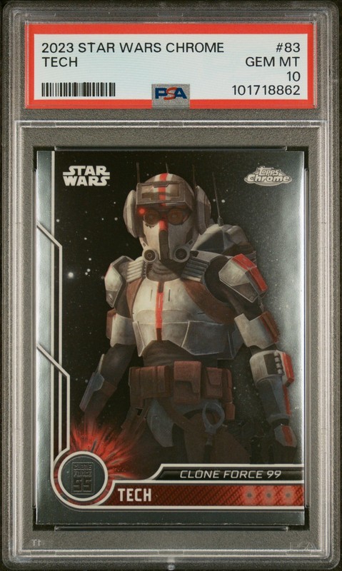 2023 TOPPS CHROME STAR WARS #83 TECH PSA 10
