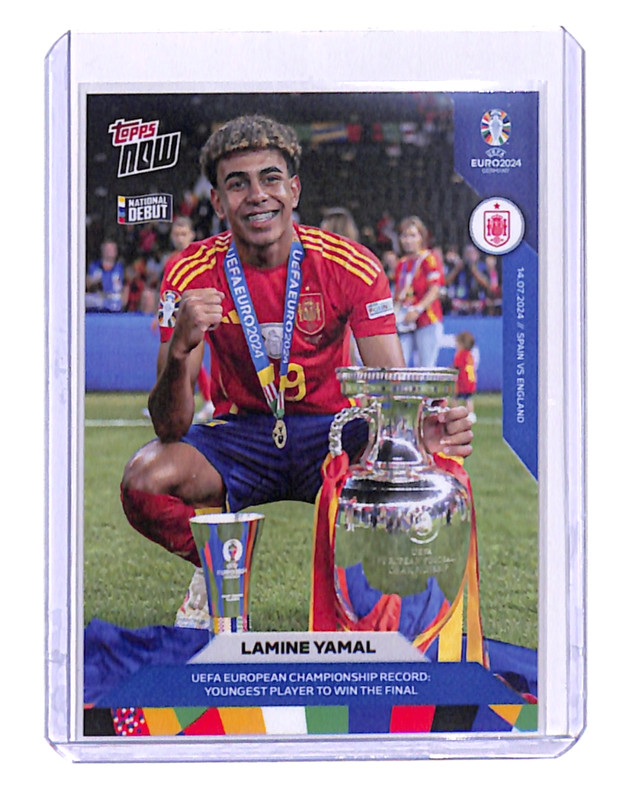 2024 Topps Now UEFA EURO Lamine Yamal #66 Rookie RC - QTY