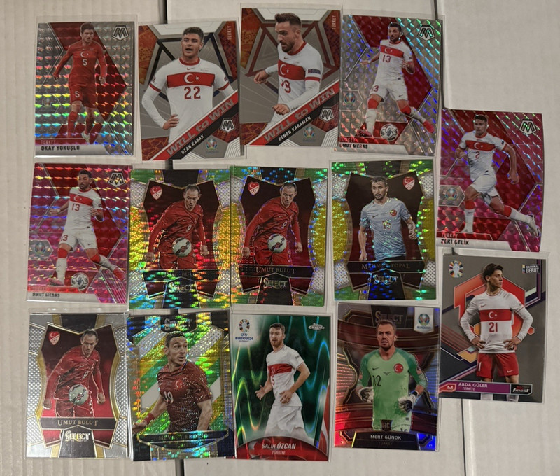 2016-24 Topps Panini Soccer RC Prizm Lot of 14 All Turkey