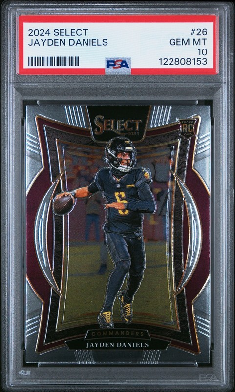 2024 PANINI SELECT #26 JAYDEN DANIELS PSA 10