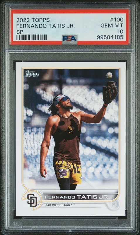 2022 TOPPS SP #100 FERNANDO TATIS JR. PSA 10