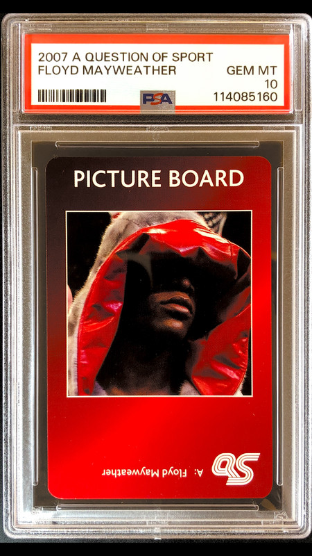 2007 A Question of Sport Boxing Floyd Mayweather PSA 10 Gem Mint Pop 10