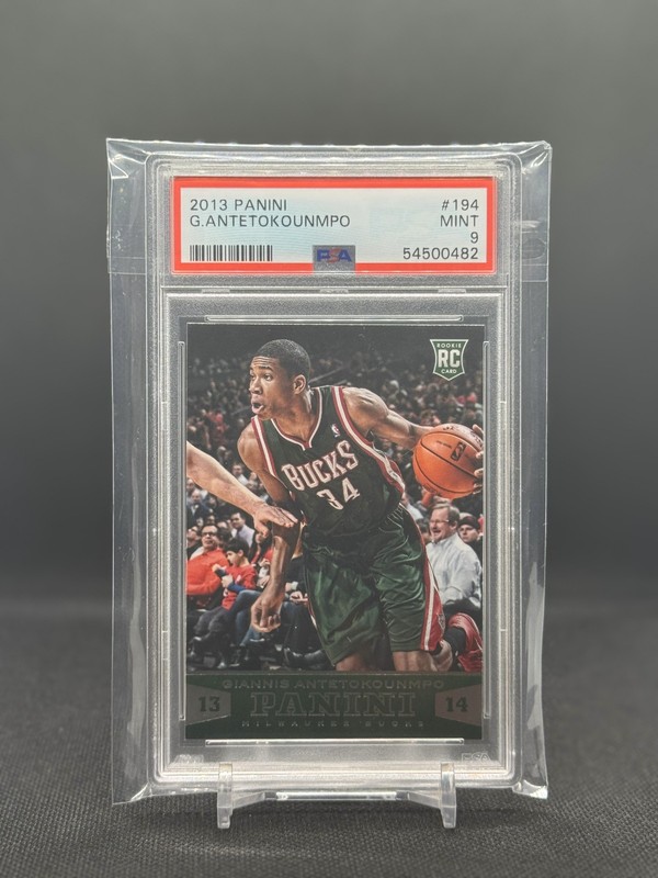 Giannis Antetokounmpo 2013-14 Panini Rookie #194 (RC) PSA 9 54500482