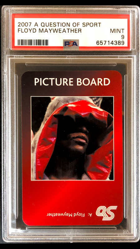 Floyd Mayweather 2007 A Question of Sport Boxing PSA 9 Mint Pop 9