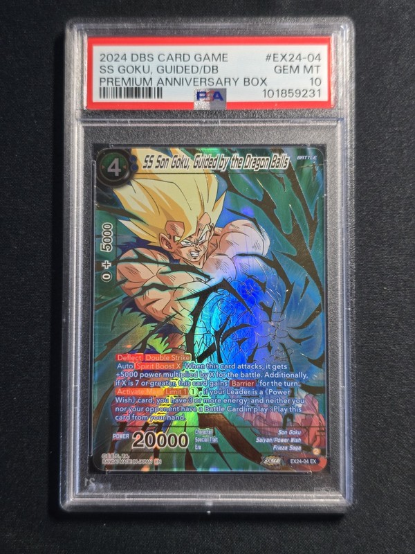PSA 10 Son Goku EX24-04 Premium Anniversary Box Dragon Ball Super Promo