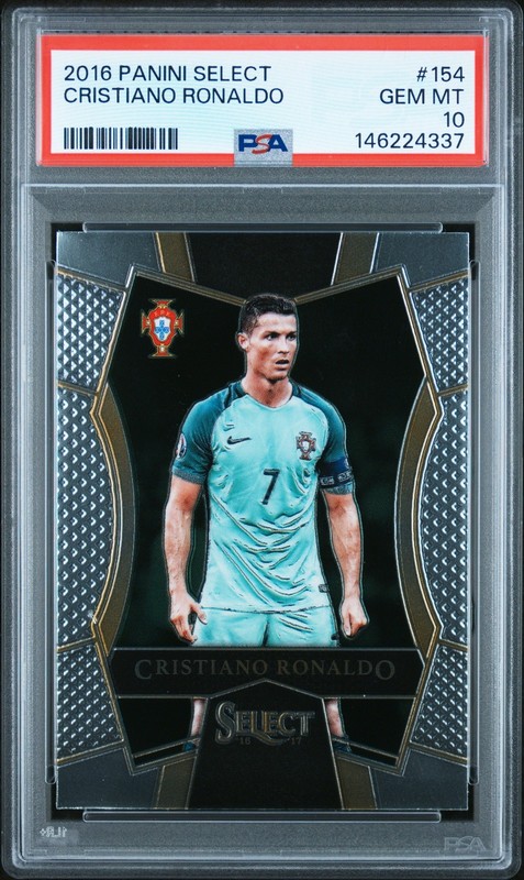 2016 PANINI SELECT #154 CRISTIANO RONALDO PSA 10