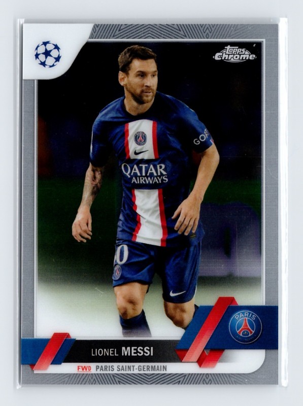 2022-23 Topps Chrome UEFA CC Lionel Messi #1 Base Paris Saint-Germain PSG