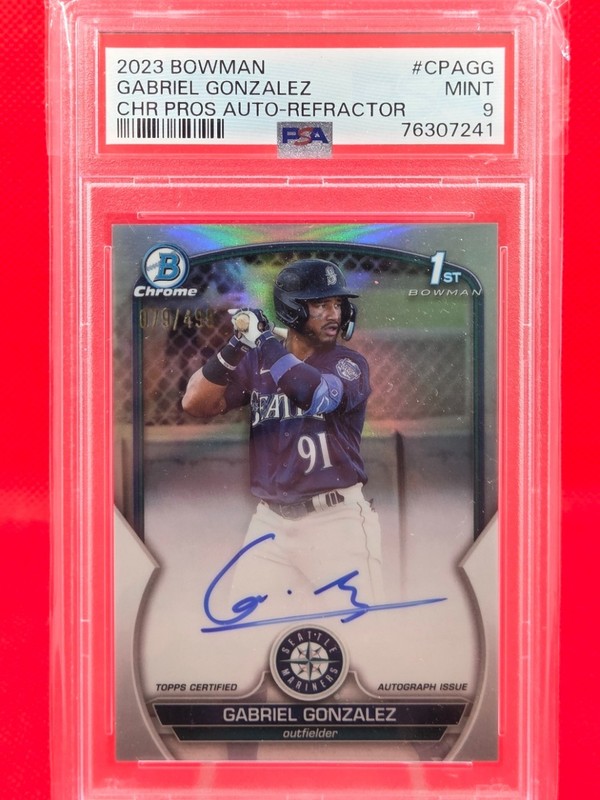 2023 Bowman Chrome Baseball Rookie Prospect 1st Auto's (Pick-A-Player)