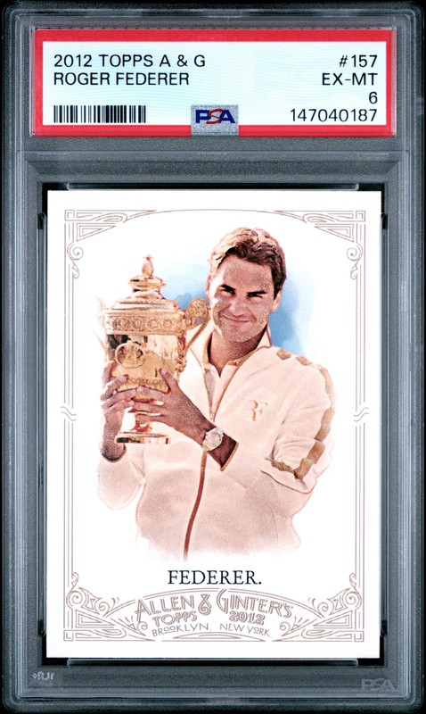 2012 ALLEN & GINTER #157 ROGER FEDERER PSA 6