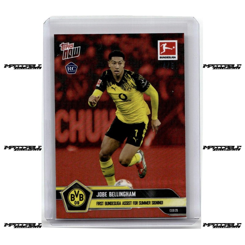 2025-26 Topps Now Bundesliga - Red #96 Jobe Bellingham Rookie 4/5 First Assist