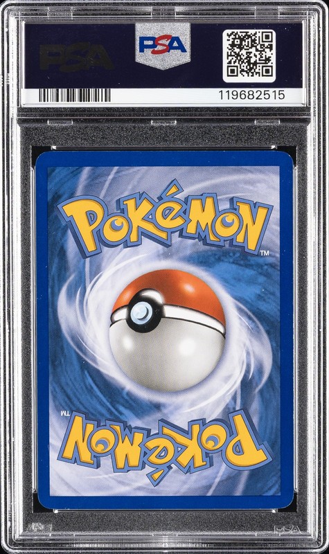 2006 POKEMON EX DRAGON FRONTIERS GOLD STAR #101 MEW-HOLO PSA 7 view 2