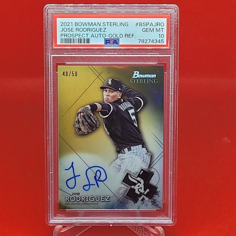 2021 Bowman Sterling Baseball Rookie Prospect Auto's (Pick-A-Player) New 5-26-26