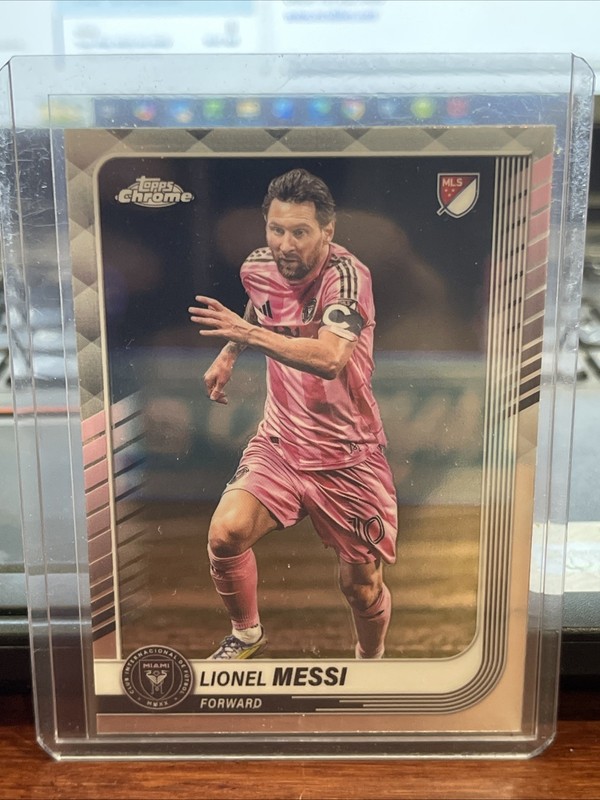 2025 Topps Chrome MLS LIONEL MESSI Base Set #10 Inter Miami FC