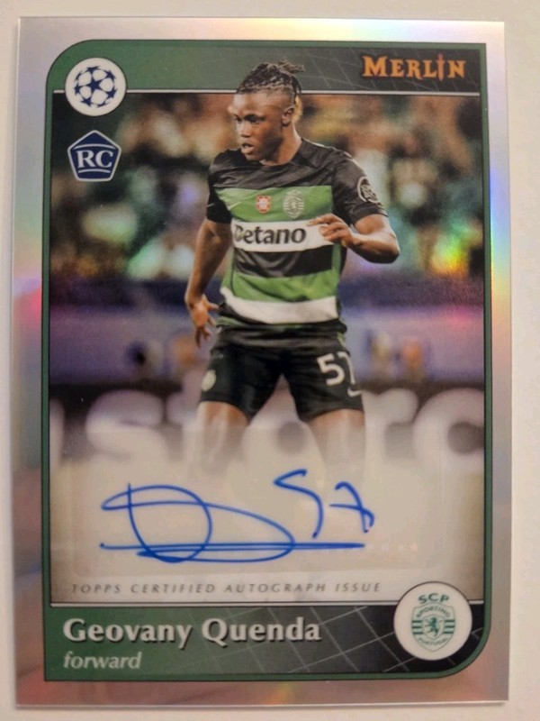2024-25 Topps Merlin Uefa - Geovany Quenda Rookie Auto