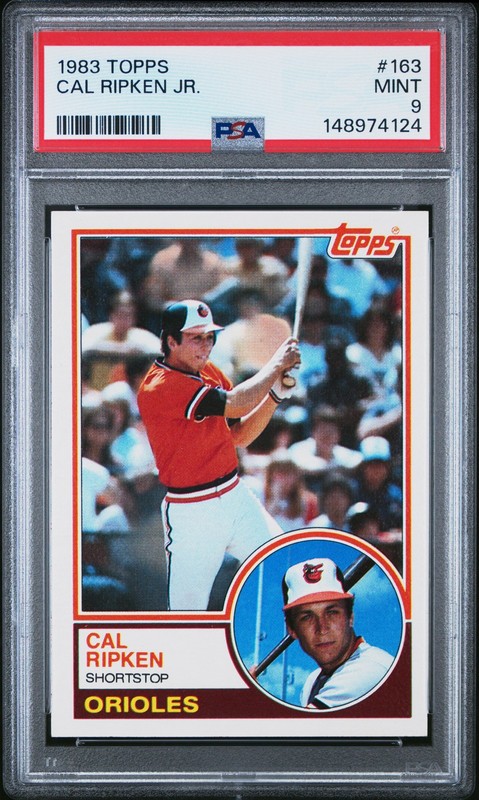 1983 TOPPS #163 CAL RIPKEN JR. PSA 9