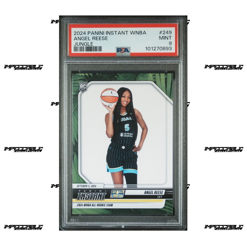2024 Panini Instant WNBA - Jungle #249 Angel Reese Rookie /25 PSA 9