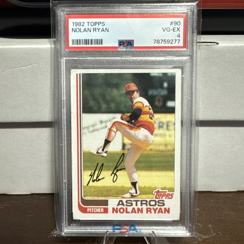 1982 Topps - Nolan Ryan #90 PSA 4