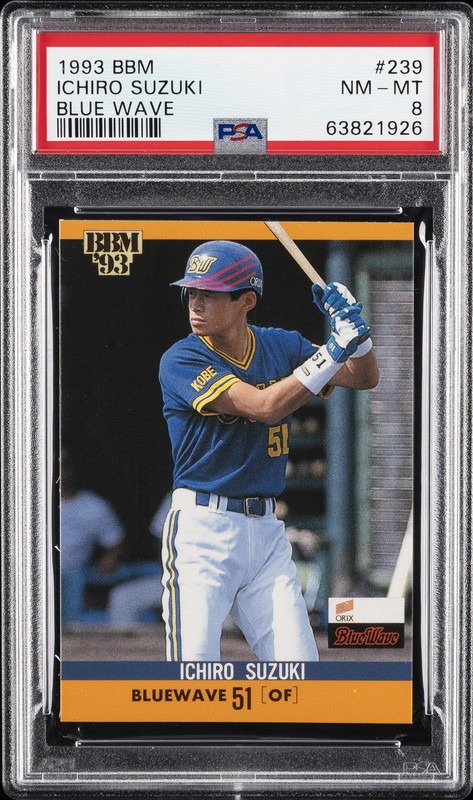 1993 BBM #239 ICHIRO SUZUKI PSA 8