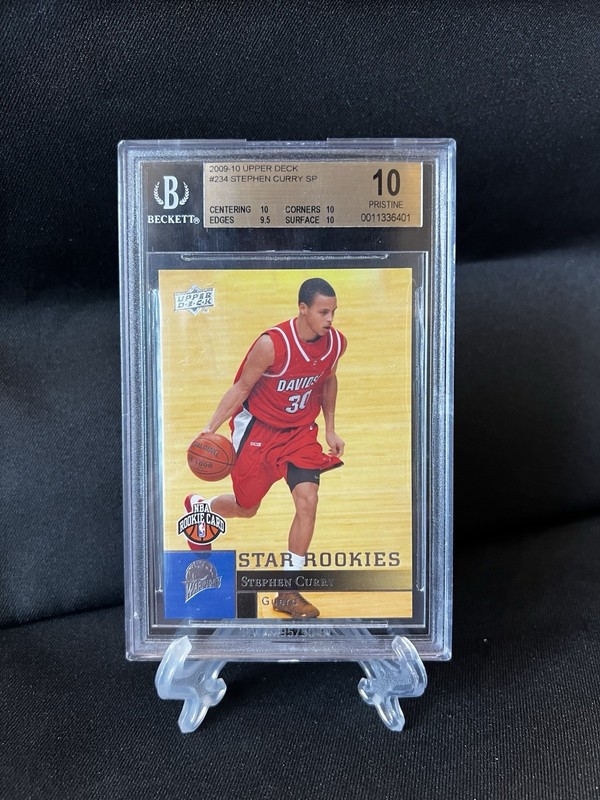 2009-10 UPPER DECK - STAR ROOKIES STEPH CURRY #234 (RC) - BGS 10 PRISTINE