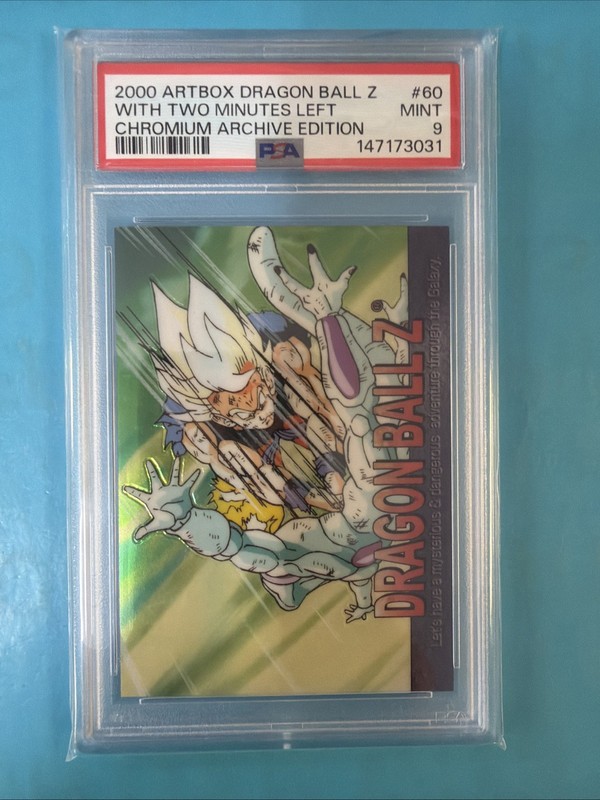 2000 Artbox Dragon Ball Z With Two Minutes Left Chromium Archive Edition PSA 9 ￼