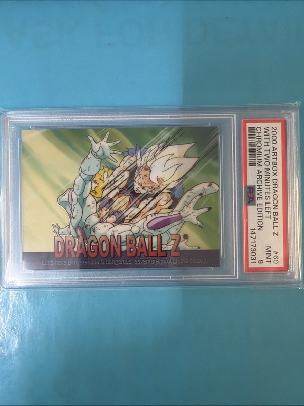 2000 Artbox Dragon Ball Z With Two Minutes Left Chromium Archive Edition PSA 9  view 2