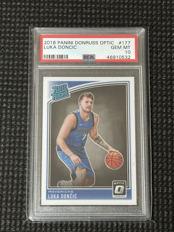 2018 PANINI DONRUSS OPTIC #177 LUKA DONCIC ROOKIE RC PSA 10