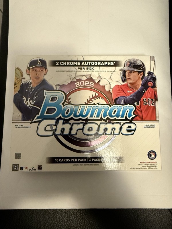 2025 Bowman Chrome OPENED Hobby Box AUTOS OHTANI MVP CREWS BALDWIN KURTZ WOOD RC