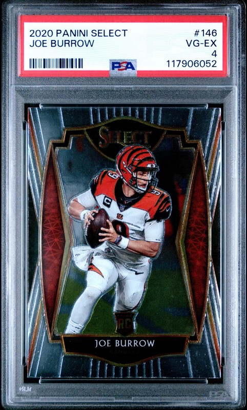 2020 PANINI SELECT #146 JOE BURROW PSA 4