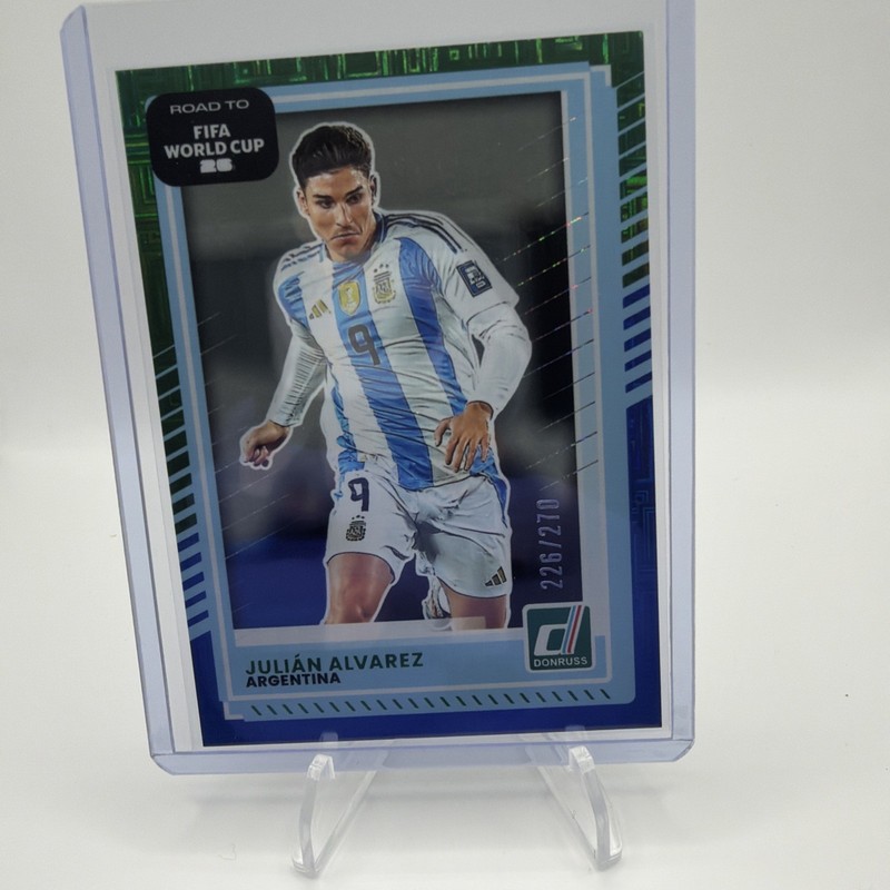 2025-26 Panini Donruss Road To FIFA World Cup Teal /270 Julian Alvarez Argentina